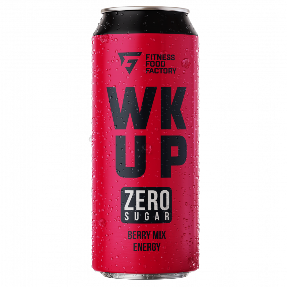 Спортивный напиток Fitness Food Factory WK UP Напиток тонизирующий 450 мл Ягодный микс