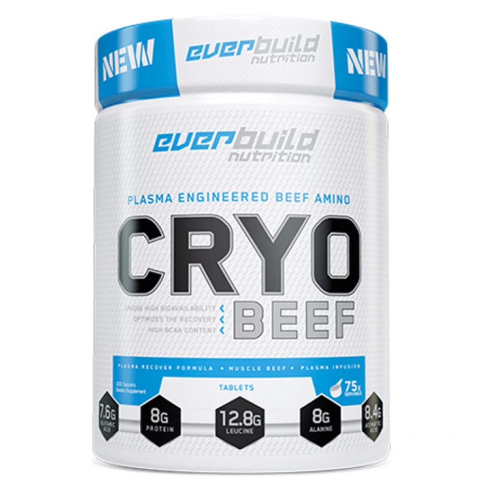 Аминокислотный комплекс Ever build nutrition CRYO BEEF Amino 8000 mg 300 tabs