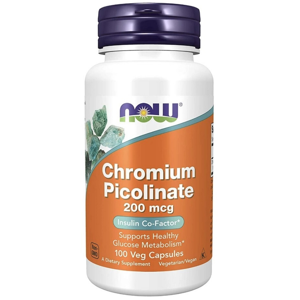 Витамины NOW Chromium Picolinate 200 mcg 100 caps